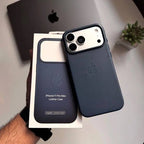 Zyntra™ Apple Style MagSafe Leather & Silicone Case for iPhone - Camera Control Compatible