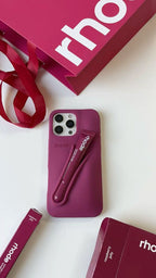 Zyntra™ Rhode Style Silicone Lip Tint Holder Phone Case for iPhone