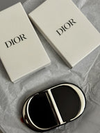 Zyntra™ Dior Style CD Monogram Foldable Makeup Mirror Phone Ring Holder Attachment