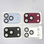 Zyntra™ HD Tempered Glass & Metal Ring Camera Lens Protector for iPhone